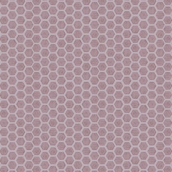 Purple Honeycomb Fabric from Lewis & Irene’s ‘Queen Bee’ Collection,  Quilting Fabric. Sold by the Quarter Metre