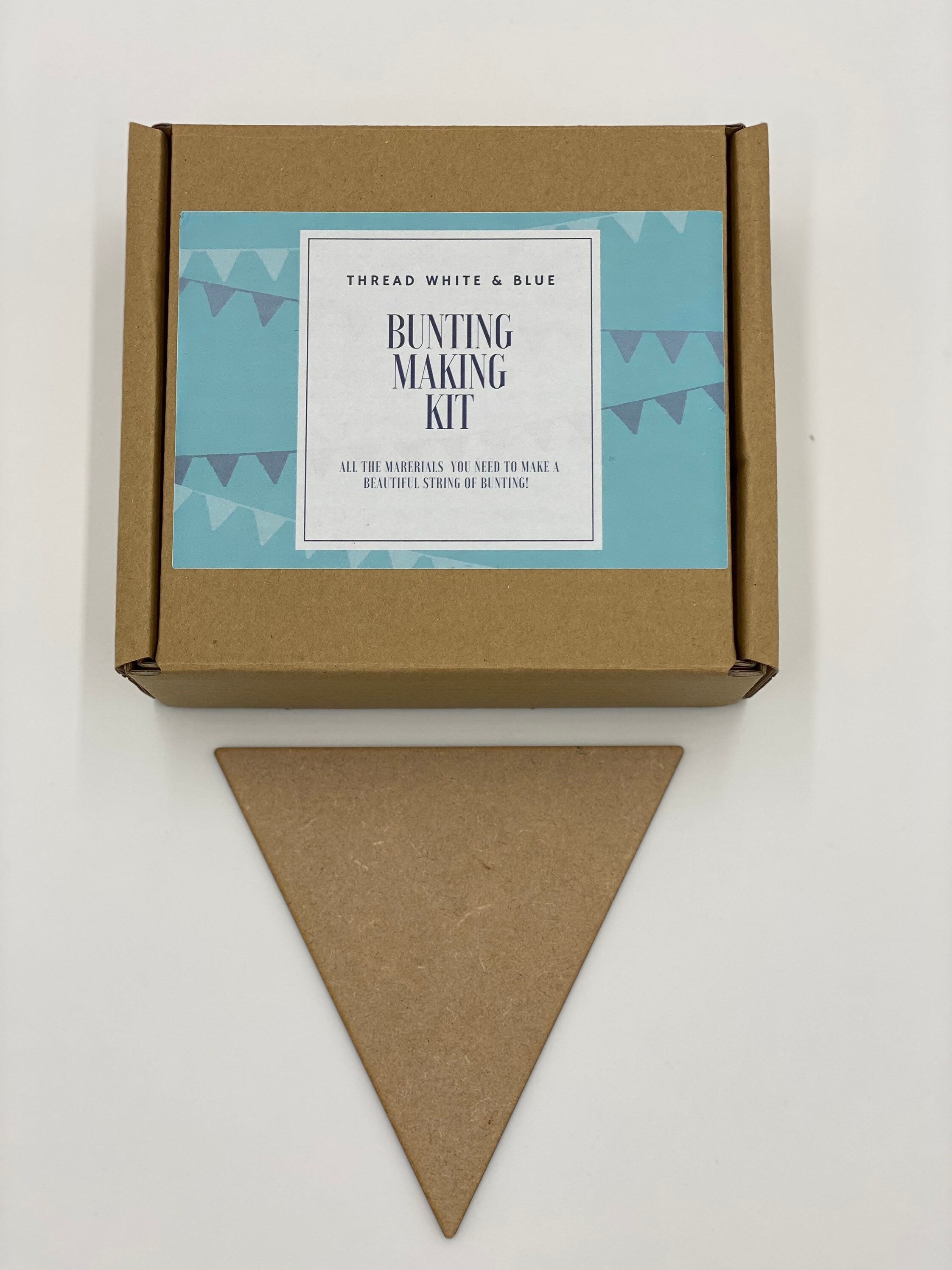 Bunting Making Kit Craft Kit Make Your Own Bunting Flags Etsy UK