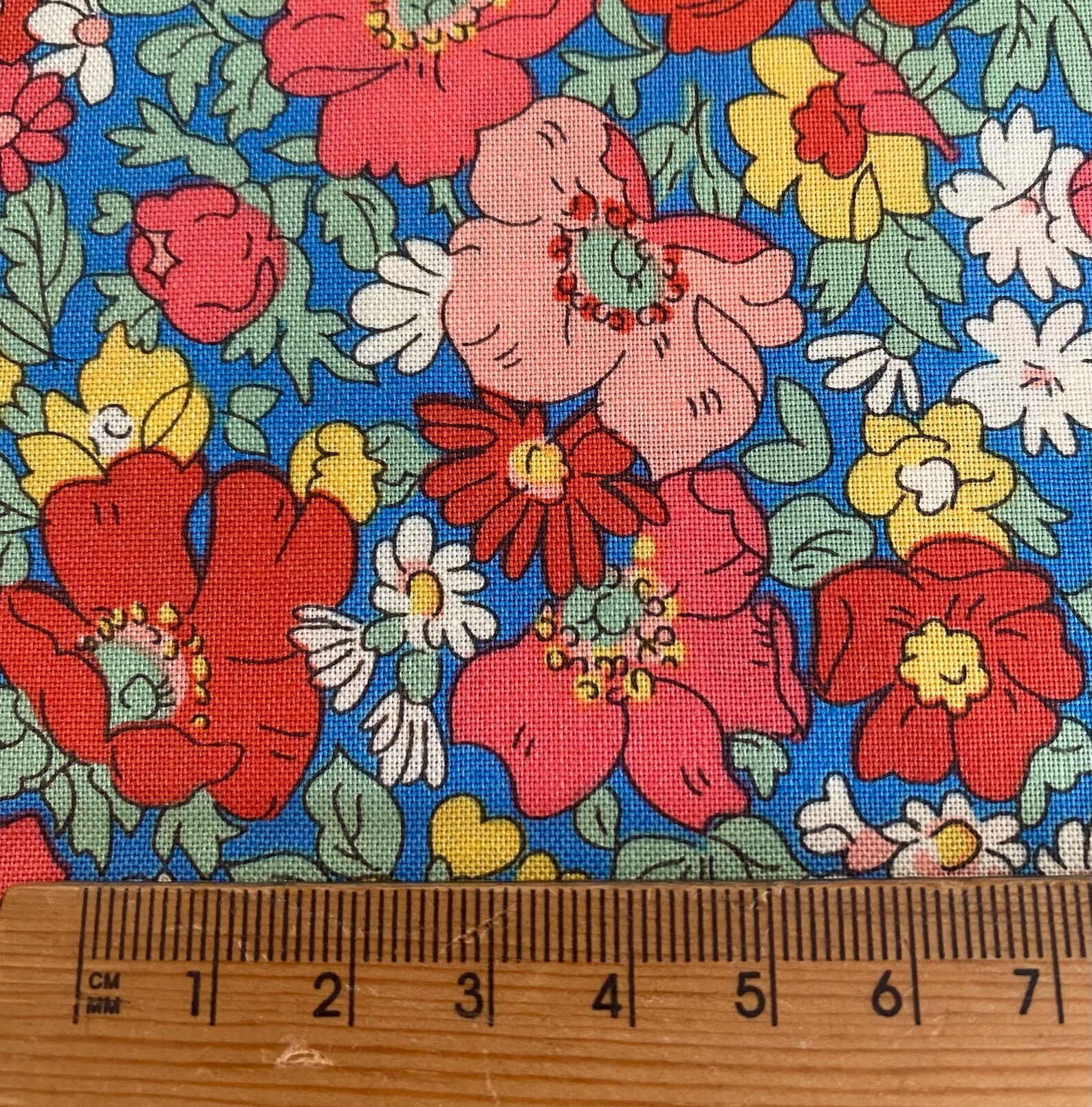Liberty Fabric Flower Show Midsummer Cosmos Flowers 100 Etsy UK