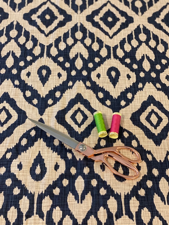 Ikat cheap upholstery fabric