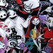 the nightmare before christmas 50*160cm/19*63 inches pumpkin king jack cotton elastic lycra fabric