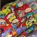 50*170cmAmerican dad cartoon cotton lycra fabric sewing kids clothes dresses material