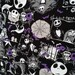 50*160cm corpse bride cotton elastic lycra fabric for t-shirts and dresses