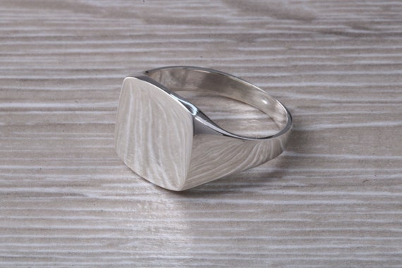 Square Signet Ring - Etsy