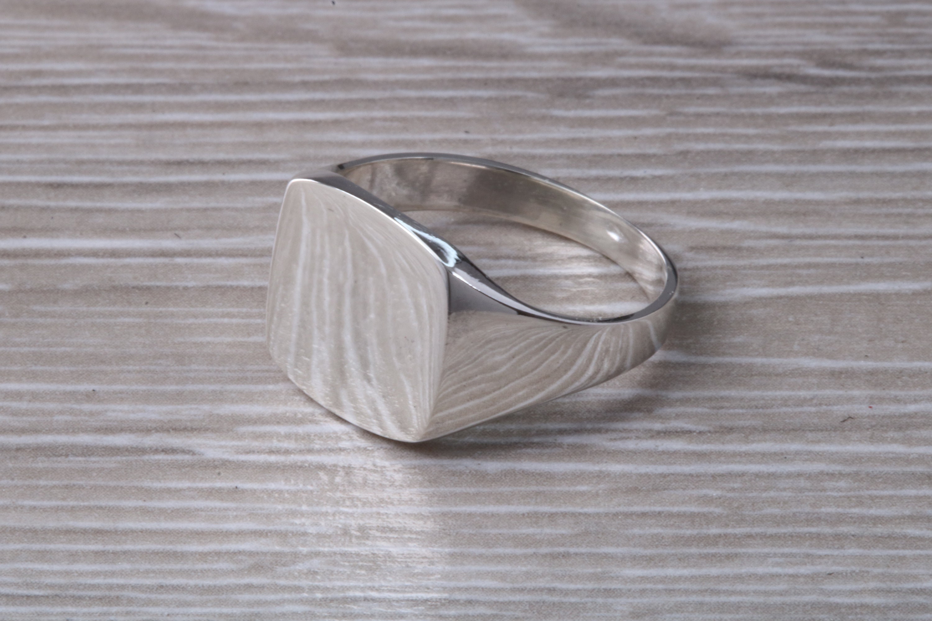 Square Signet Ring - Etsy