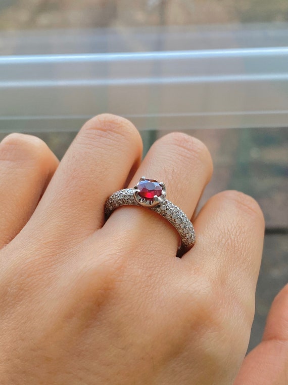 Ruby encrusted ring discount