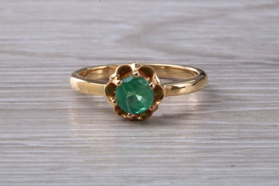 Half carat emerald deals
