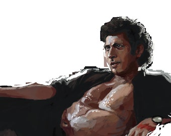 Jeff Goldblum Jurassic Park Sticker