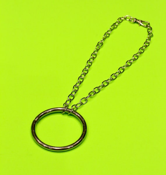 Mega O Ring Chain Necklace Etsy Mega O Ring Chain Necklace Etsy