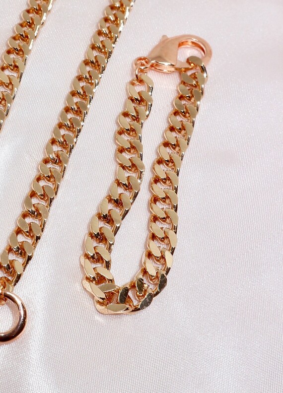 thick rose gold chain