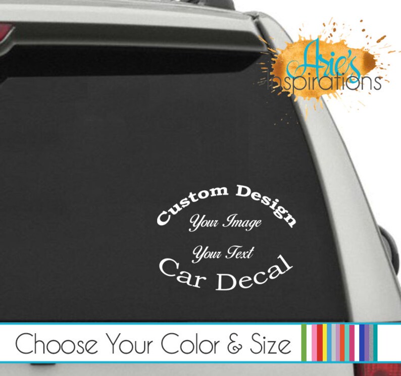 Custom Car Decal Personalized Car Decal Car Decals Viynl Etsy