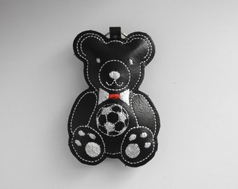 Bear Family Handmade 3D Leather Keychain//Charm *VANCA* Made in Japan #56870 L