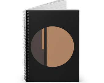 Moon Spiral Notebook - Ruled Line