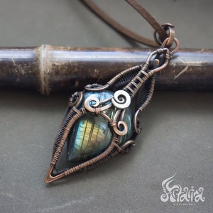 Gothic magical fantasy jewelry necklace for man and woman | Forest fairy elven pendant