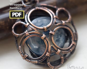 Draht Gewickelt Halskette Tutorial | DIY Schmuck Artarina Lektion (PDF)