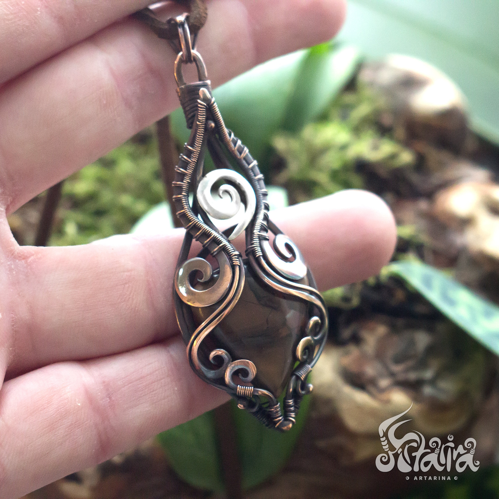 Crystal necklace Protection amulet Gift for women Wire wrapped Etsy