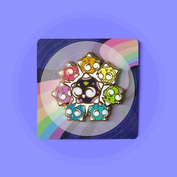 Minior Cluster Party Friend Pin