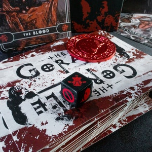 The Goracle: A Dark Oracle Deck Official Reading Mat Bundle Goth, Horror, Dark, Gothic, Scary, Tarot, Oracle, Gore, Sexy image 8