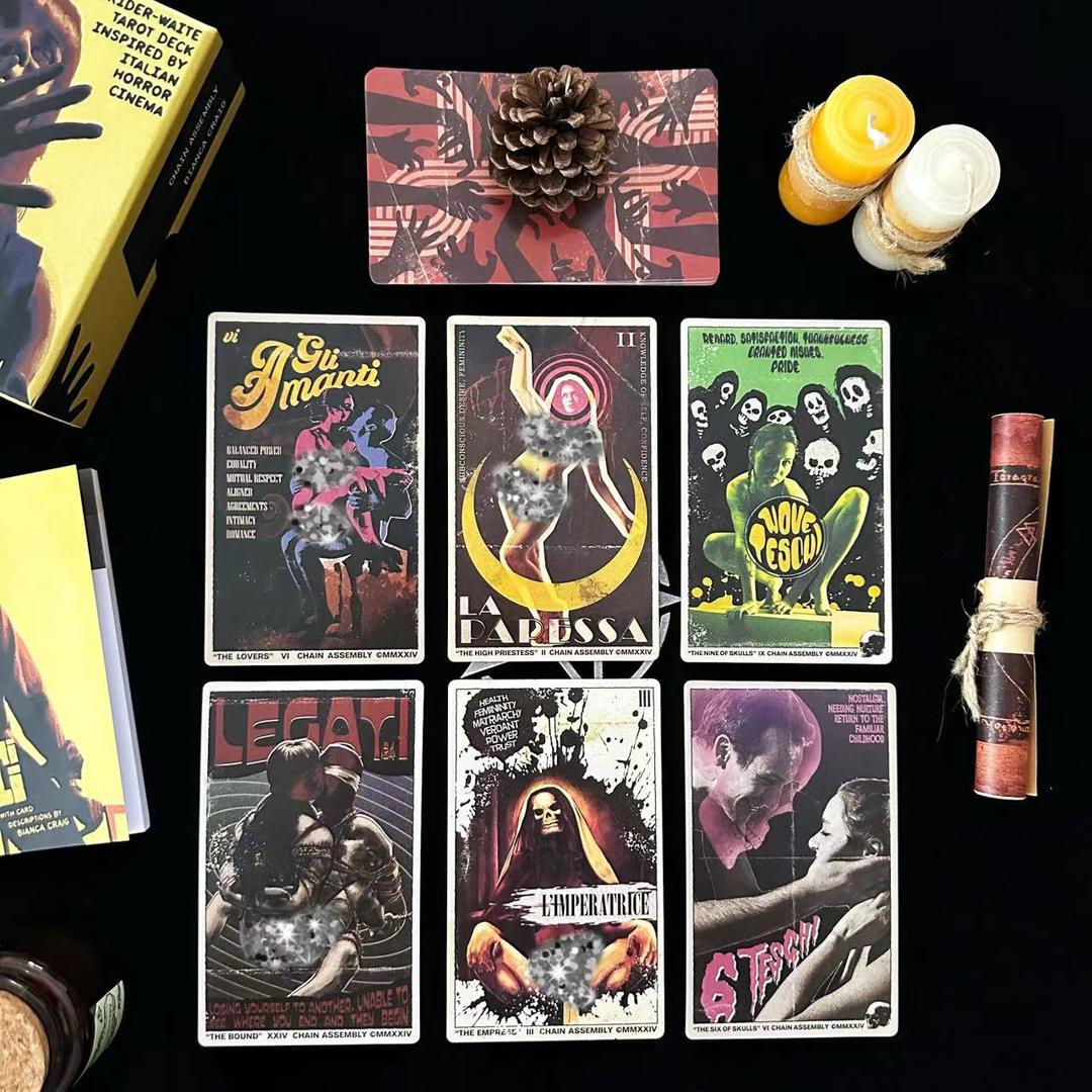 Tarocchi Gialli: A Rider Waite Style Tarot Deck Inspired by Gothic