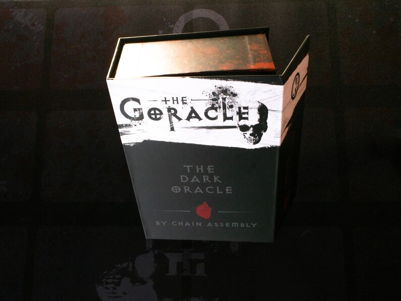 The Goracle: A Dark Oracle Deck Official Reading Mat Bundle Goth, Horror, Dark, Gothic, Scary, Tarot, Oracle, Gore, Sexy image 2