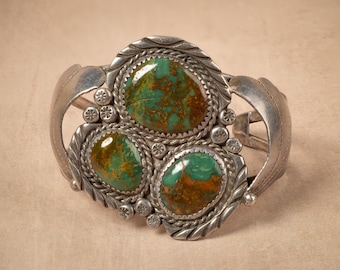 Royston Turquoise Sterling Silver Cuff Bracelet