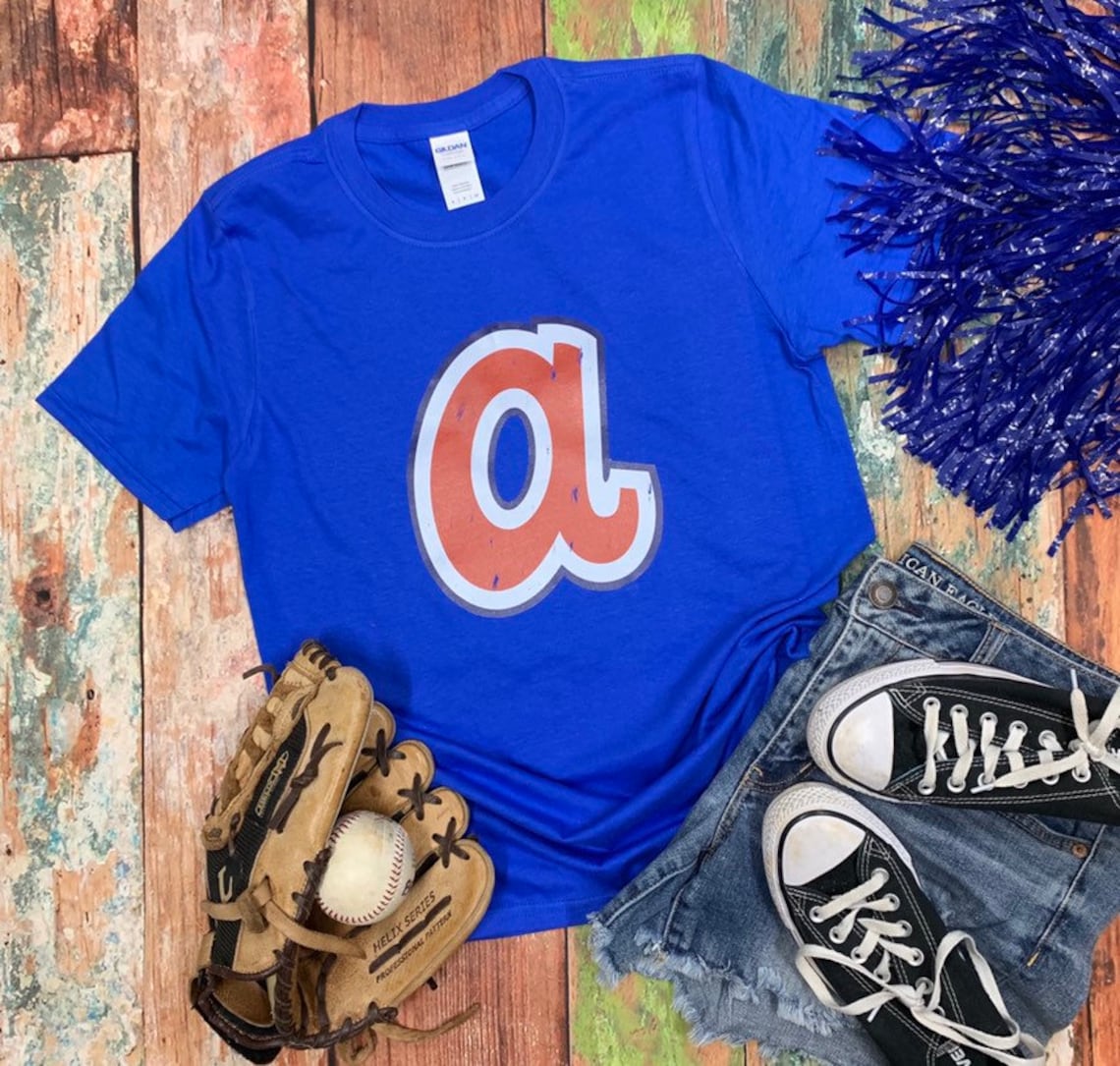 Atlanta Braves Braves Tee Baseball Spirit Wear Baseball Etsy