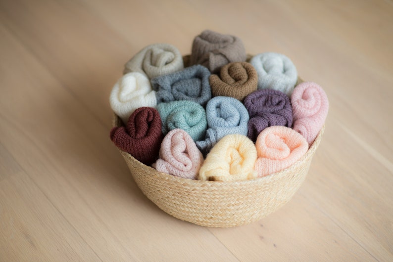 Baby Wraps Mohair 14 COLORS Mohair Wraps Baby Photography Etsy