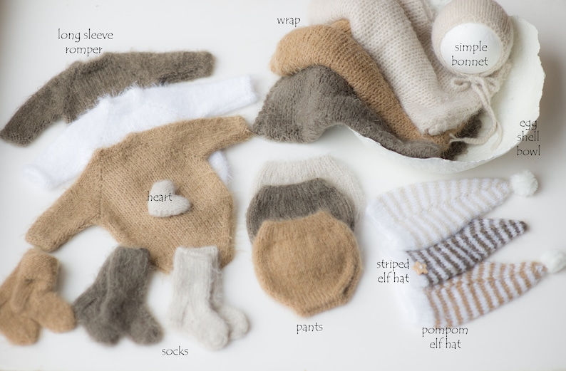 newborn wrap set Newborn wraps for photography newborn romper set newborn photo prop newborn photo outfit photo props baby socks