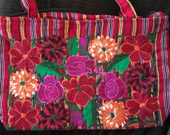 Ebroider flower hand purse