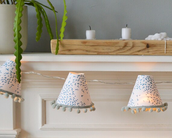 Starlings Teal Bird Decorative Indoor Fairy Lights Housewarming Gift
