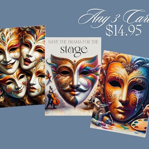 Greeting Card, Theatrical - Pick Any 3 Bundle or Buy Single Cards