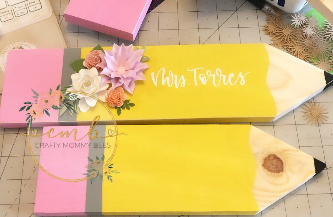 Teacher Gift Wood Pencil Gift Ideas Etsy