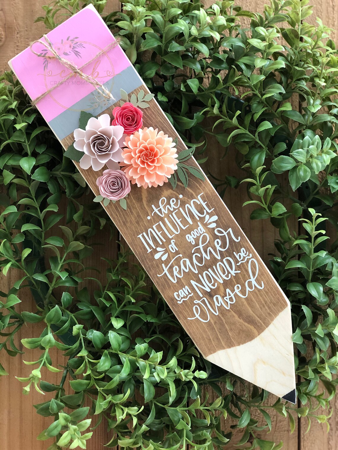 Teacher Gift Wood Pencil Gift Ideas Etsy