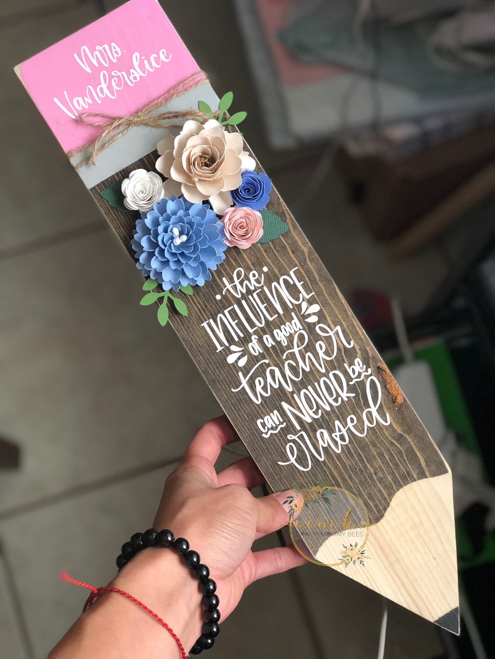 Teacher Gift Wood Pencil Gift Ideas Etsy