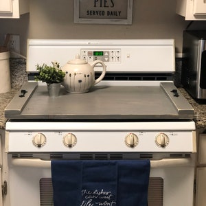 Wood Stove Cover | Stovetop Cover | Serving Tray | Farmhouse Decor | Farmhouse Kitchen | Gift for Her | Wedding Gift