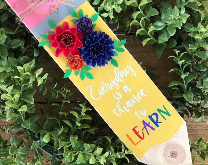 Teacher Gift Wood Pencil Gift Ideas Etsy