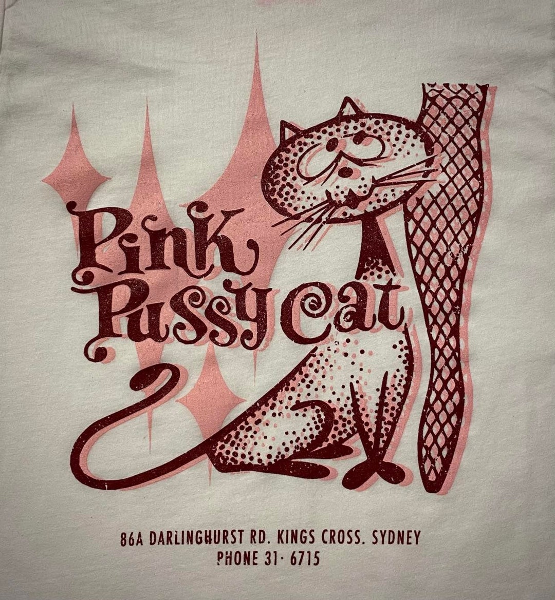 Pink Pussycat ! Ladies T-shirt White - Etsy