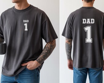 Personalized #1 Dad Shirt / Hoodie / Sweatshirt