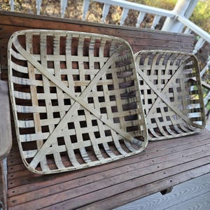 antique tobacco basket for sale Large Vintage Tobacco Basket