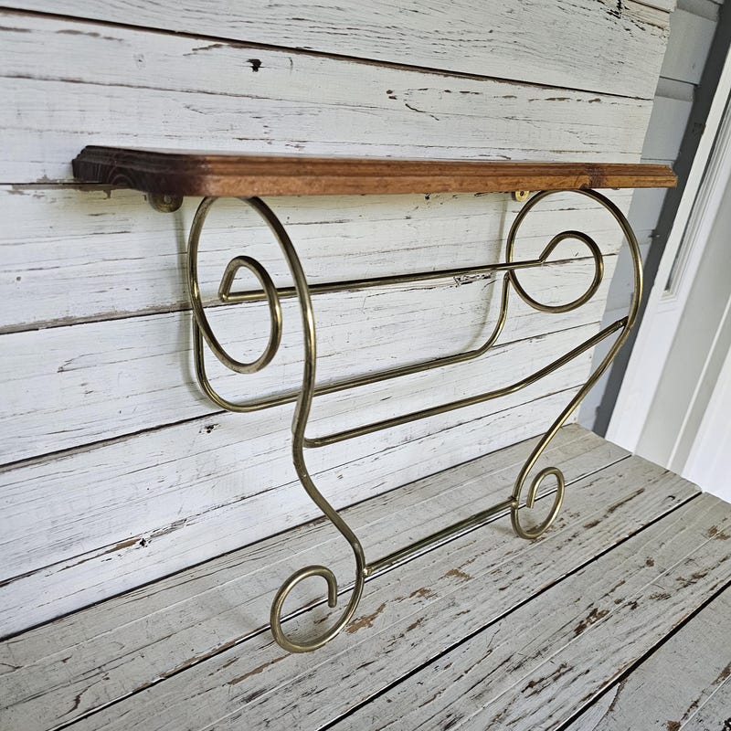 Vintage Towel Rack - Etsy