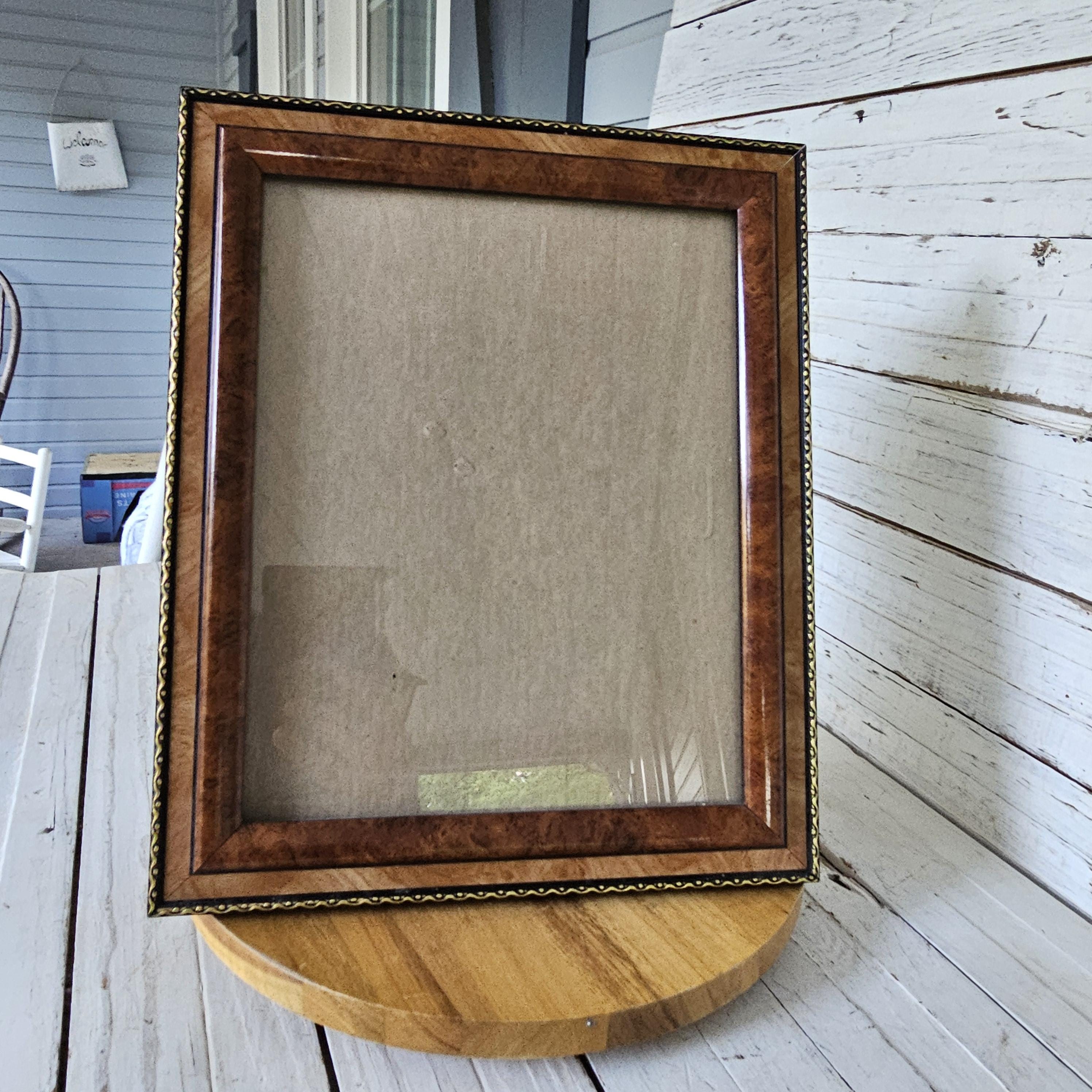 7x9 Frame Dark Wood - Etsy