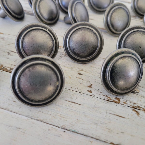 Antique Silver Knobs Etsy