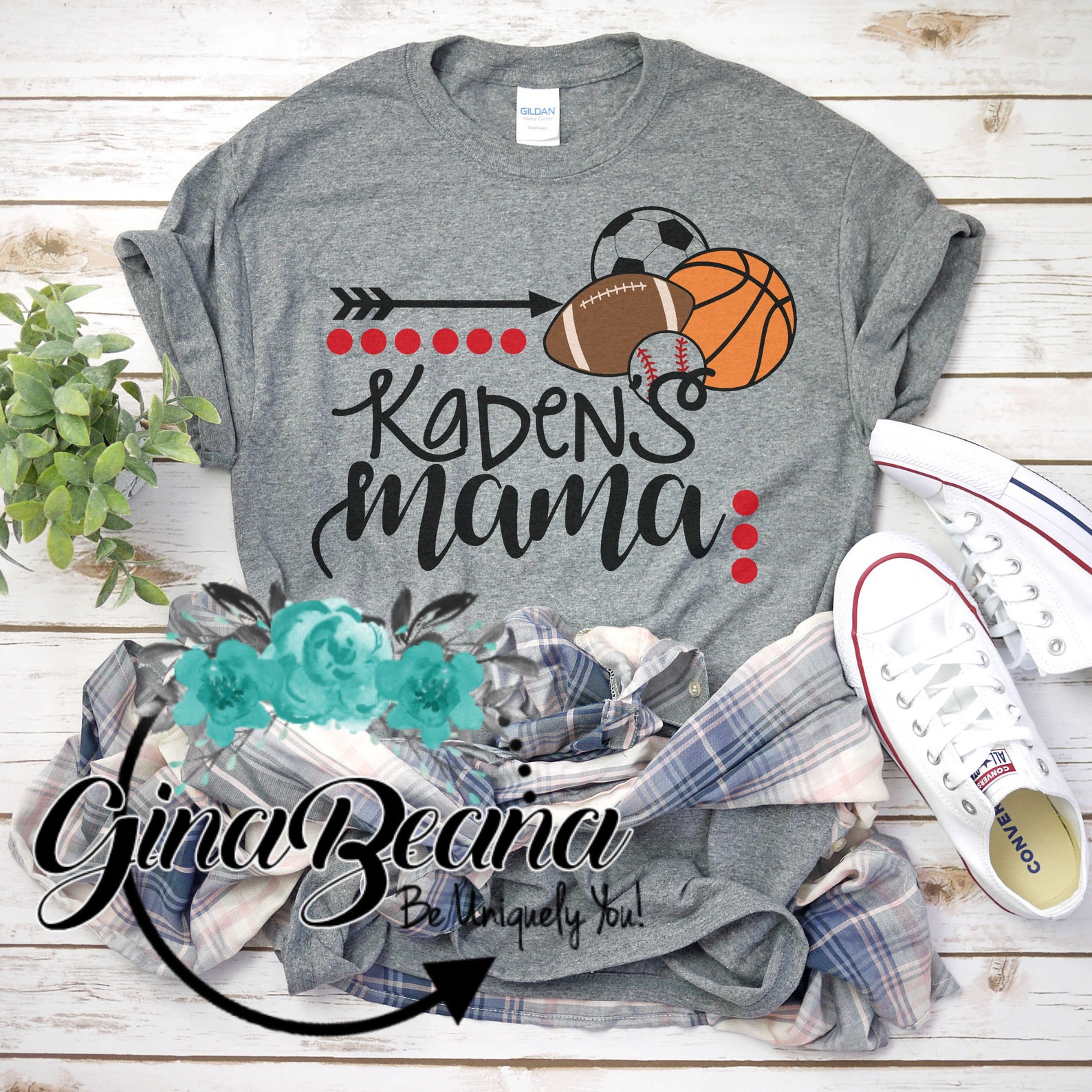 Personalized Sports Mama Shirt Multiple Sports Tee Soccer Etsy