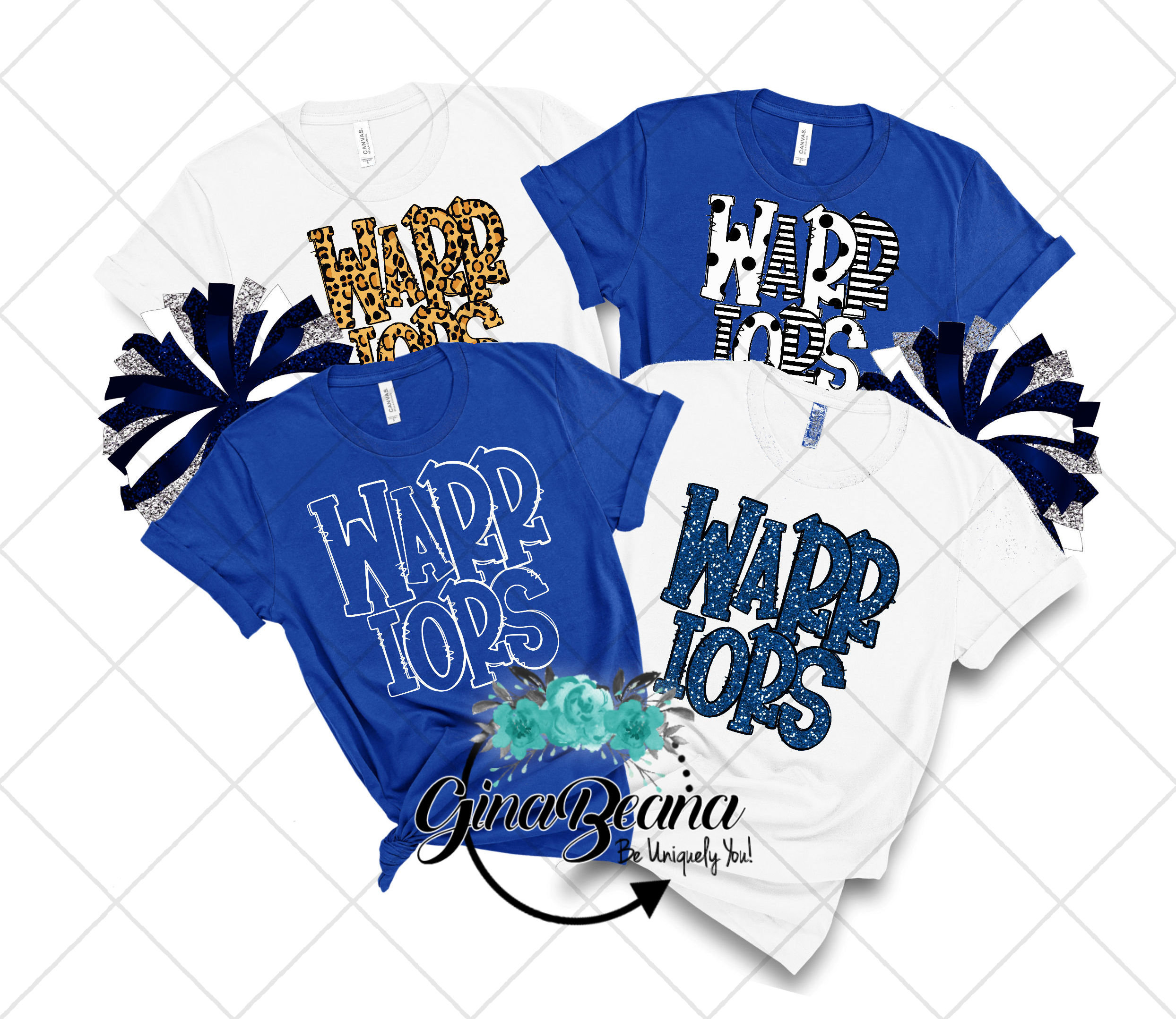 Warriors Adult Crewneck Sweatshirt Personalized Custom Name & Number Warriors Adult Crewneck Sweatshirt Personalized Custom Name & Number