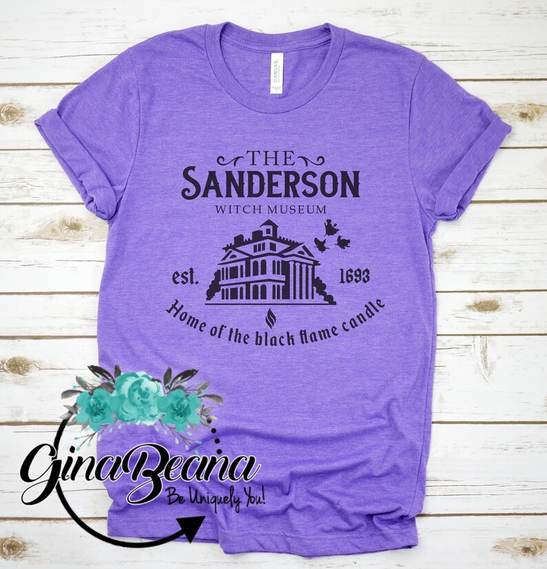 Sanderson Witch Museum-t-shirt, Häxtröja, Trendiga Halloween-tröjor, Vintage Halloween-tröja, Ginabeana bild 1