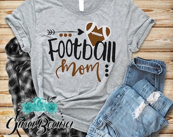 Football Mom Tee, Football Mom shirt, Fall Football.