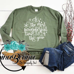 Es ist die schönste Zeit des Jahres Weihnachten Sweatshirt, klassische Weihnachten t-Shirt, glauben an magische Weihnachten, Ginabeana