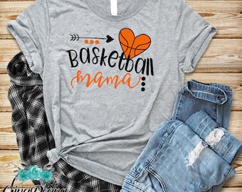 Basketball Mama Shirt- Basketball Mom- Sports Mom Tee