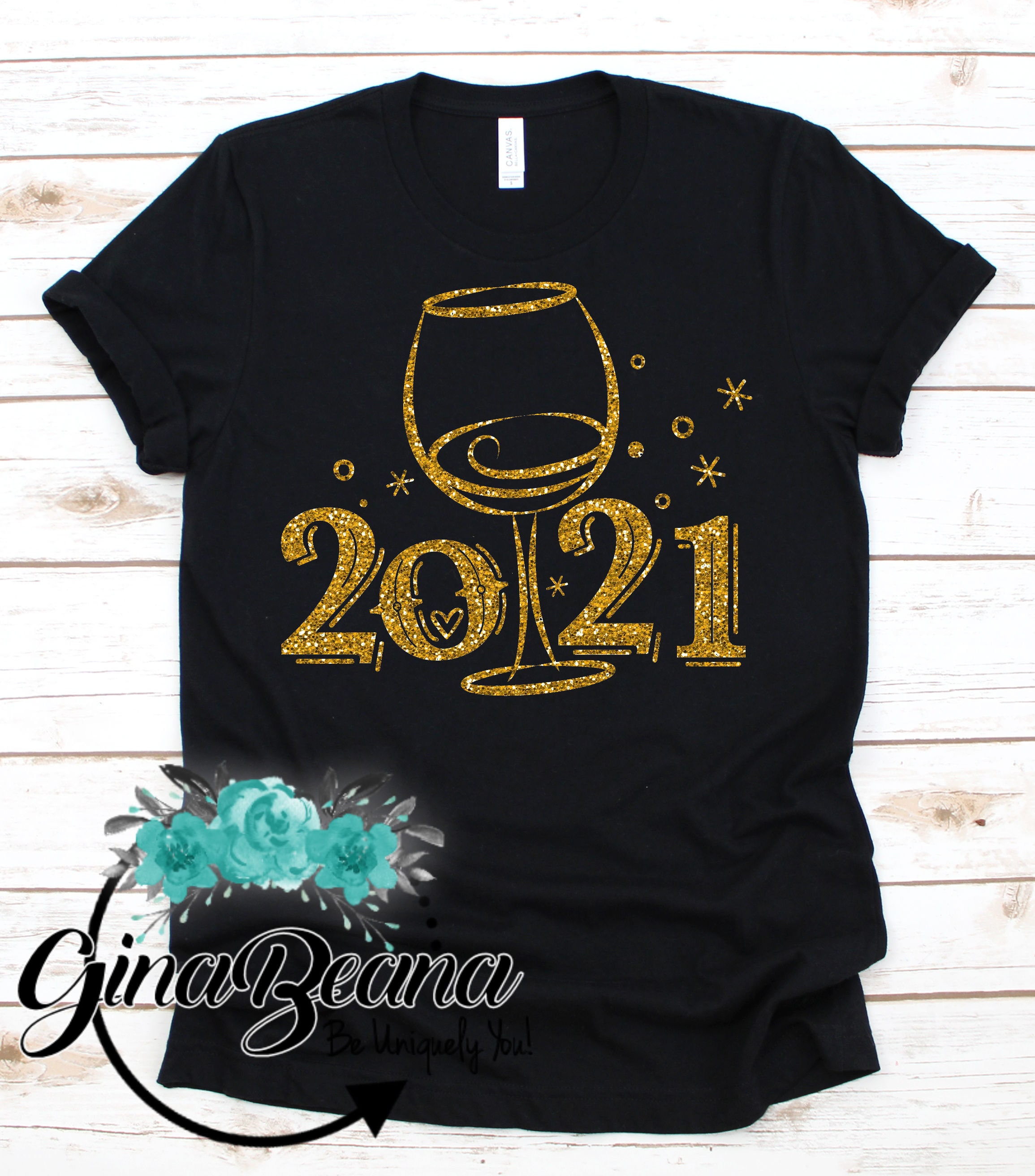 Cheers to 2021 Glitter Shirt New Years 