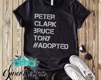 McDonald Family Adoption Shirts, Family Adoption Shirts, super hero adoption, Adoption Fundraiser